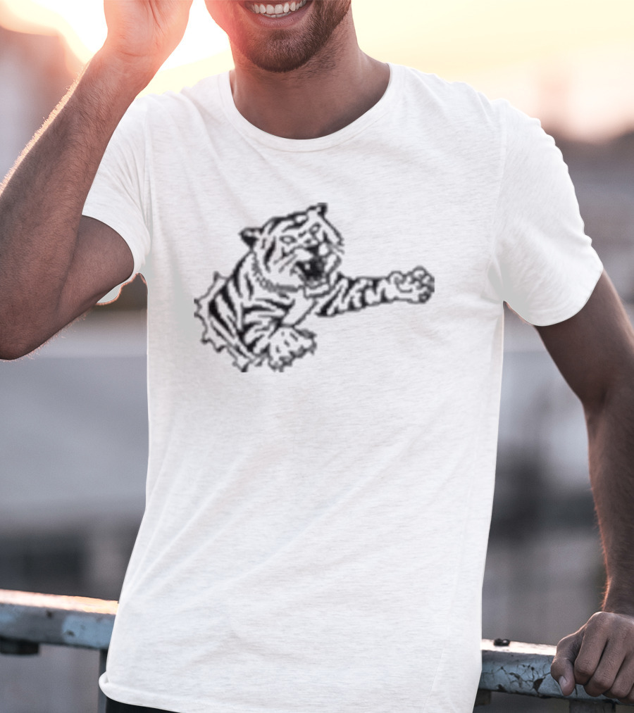 The Dark Side Of Nature Ferocious Tiger Burst Pop T-Shirt