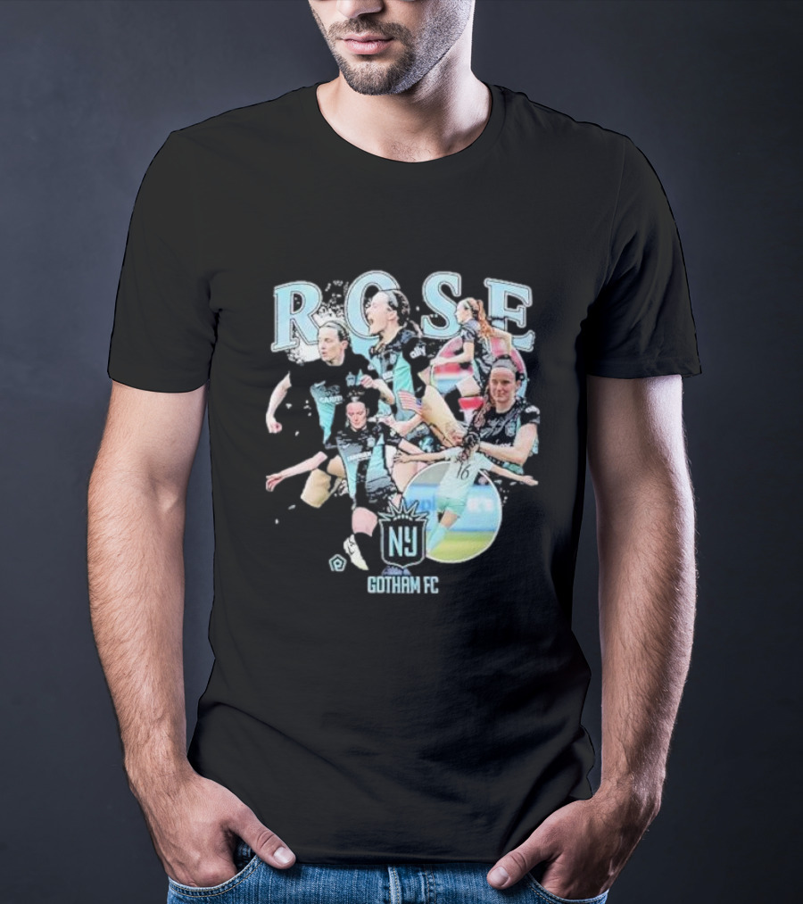 Rose Lavelle #16 NJ NY Gotham FC Stadium Essentials Crossroad T-Shirt