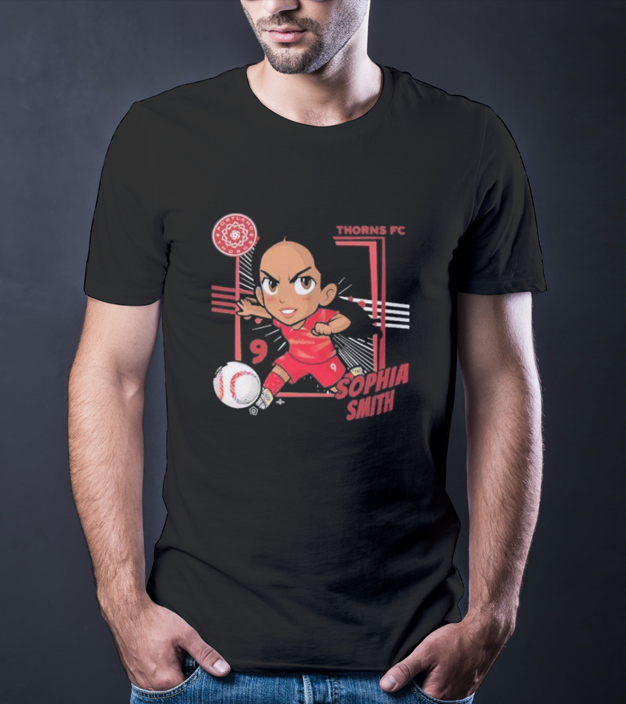 Sophia Smith #9 Portland Thorns FC Chibi Stadium Essentials T-Shirt