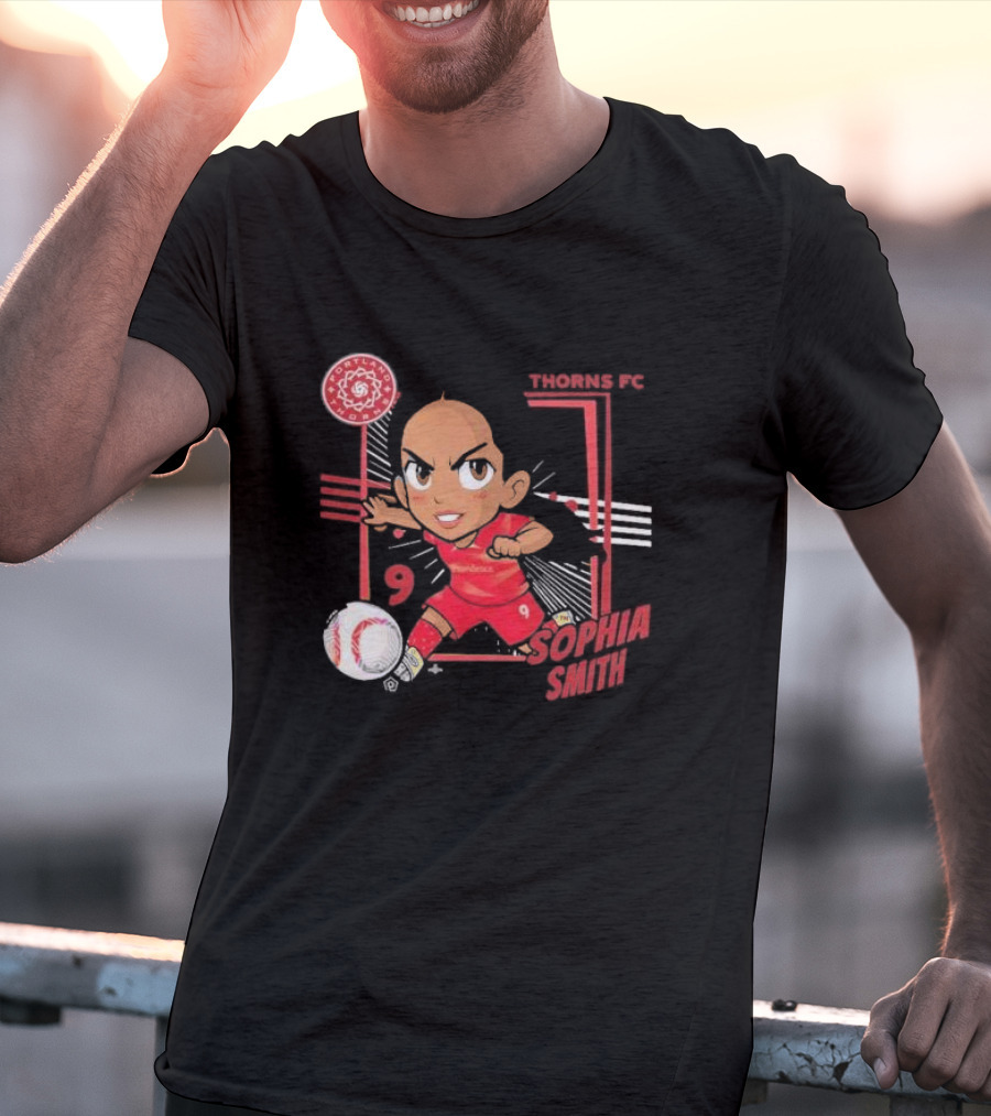 Sophia Smith #9 Portland Thorns FC Chibi Stadium Essentials T-Shirt