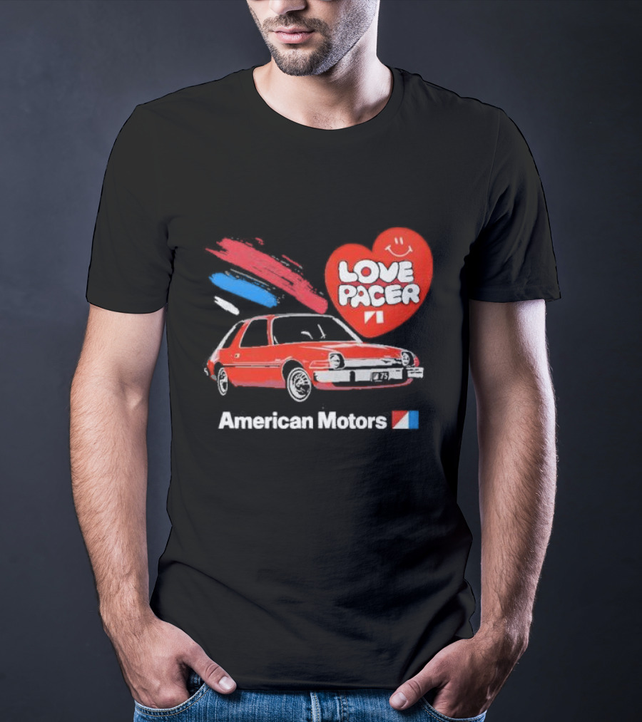 Love Pacer 75 American Motors Retro Style Car T-Shirt