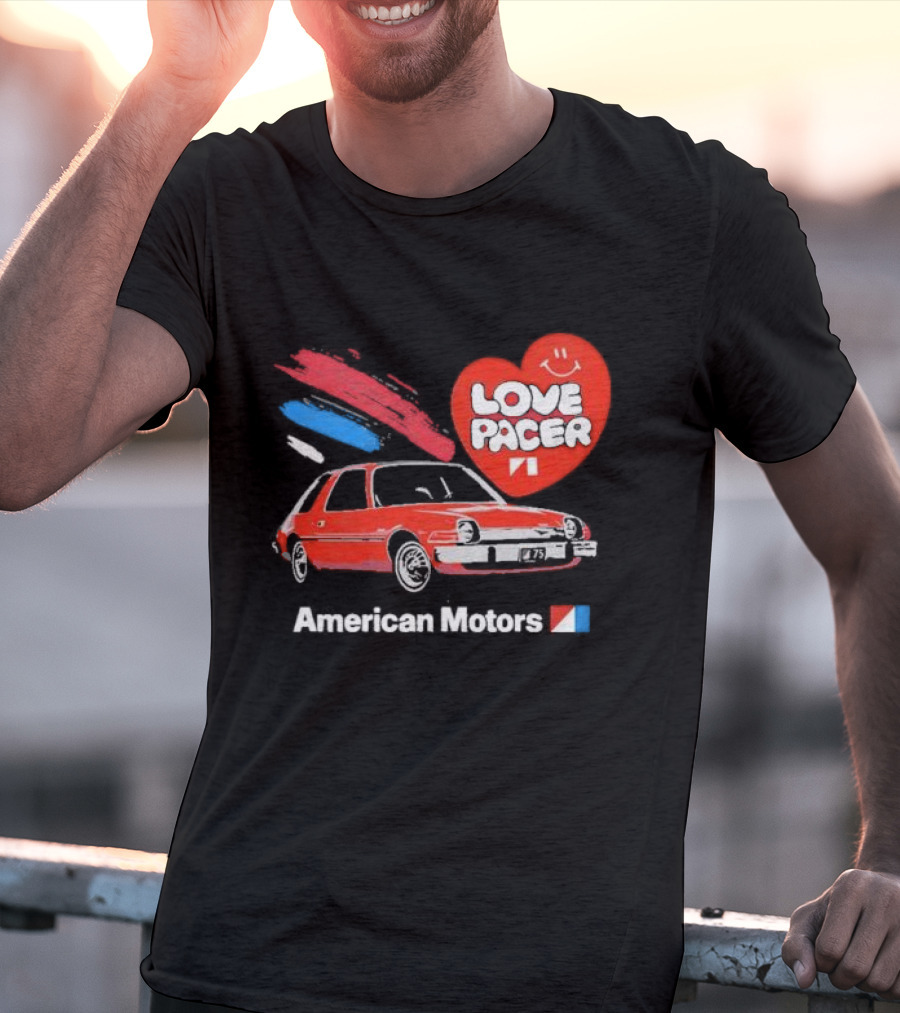 Love Pacer 75 American Motors Retro Style Car T-Shirt