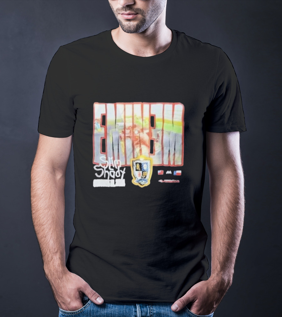 EMINEM Slim Shady Circuit Of The Americas F1 Racing Shield T-Shirt