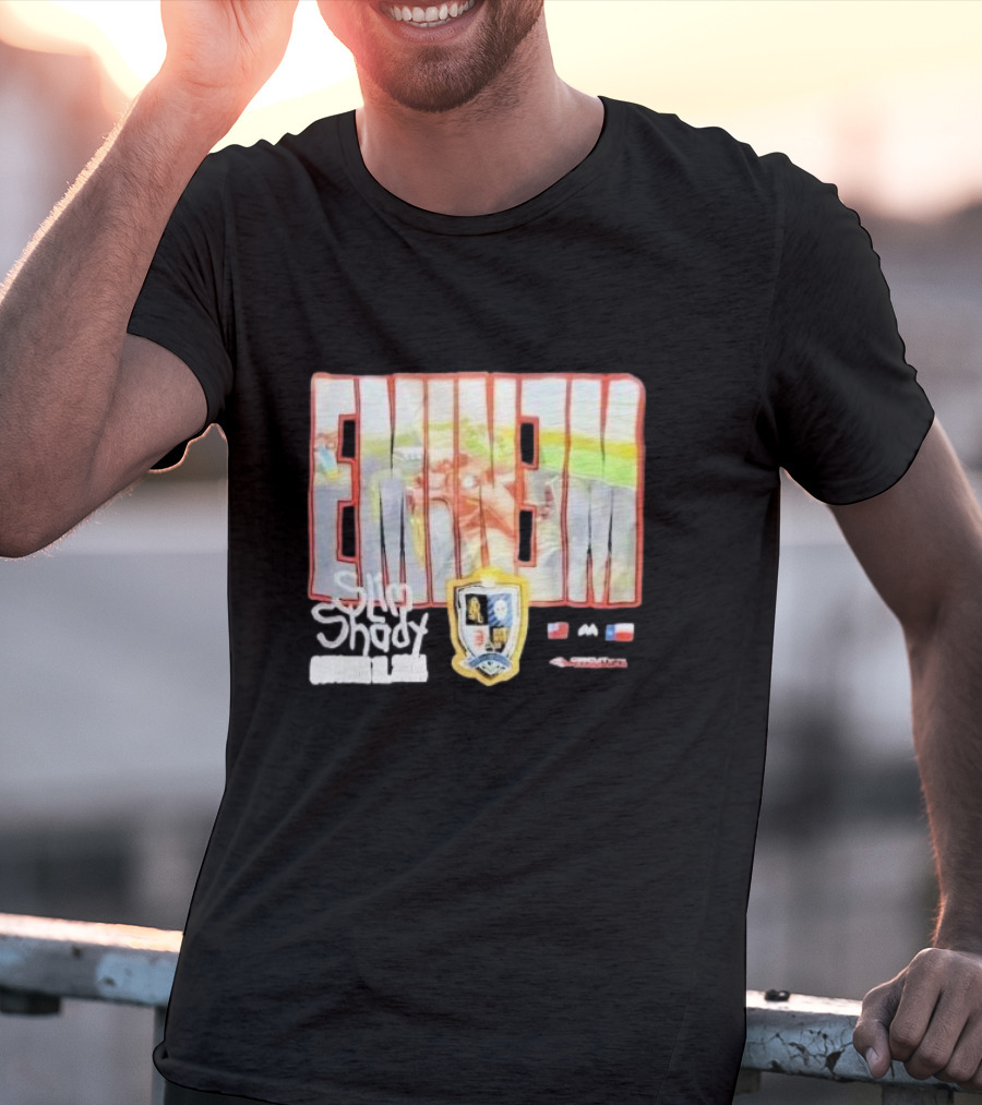 EMINEM Slim Shady Circuit Of The Americas F1 Racing Shield T-Shirt