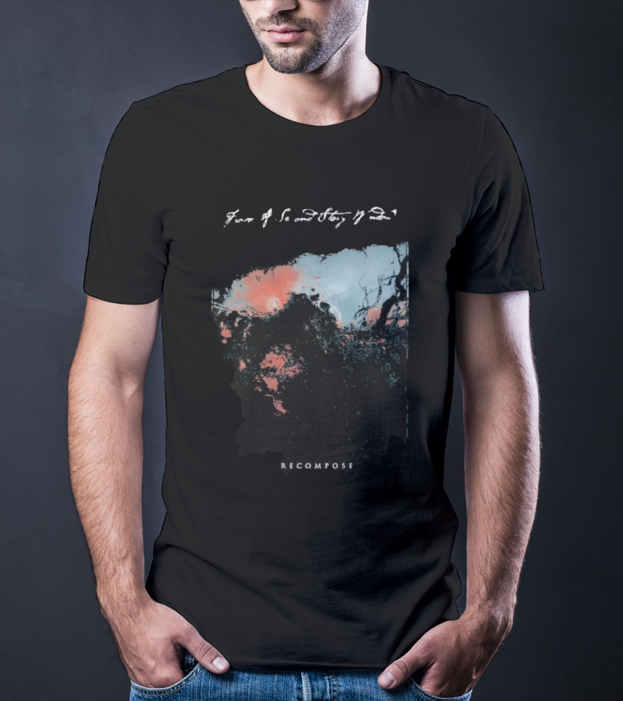 From A Second Story Window Recompose Abstract Landscape T-Shirt