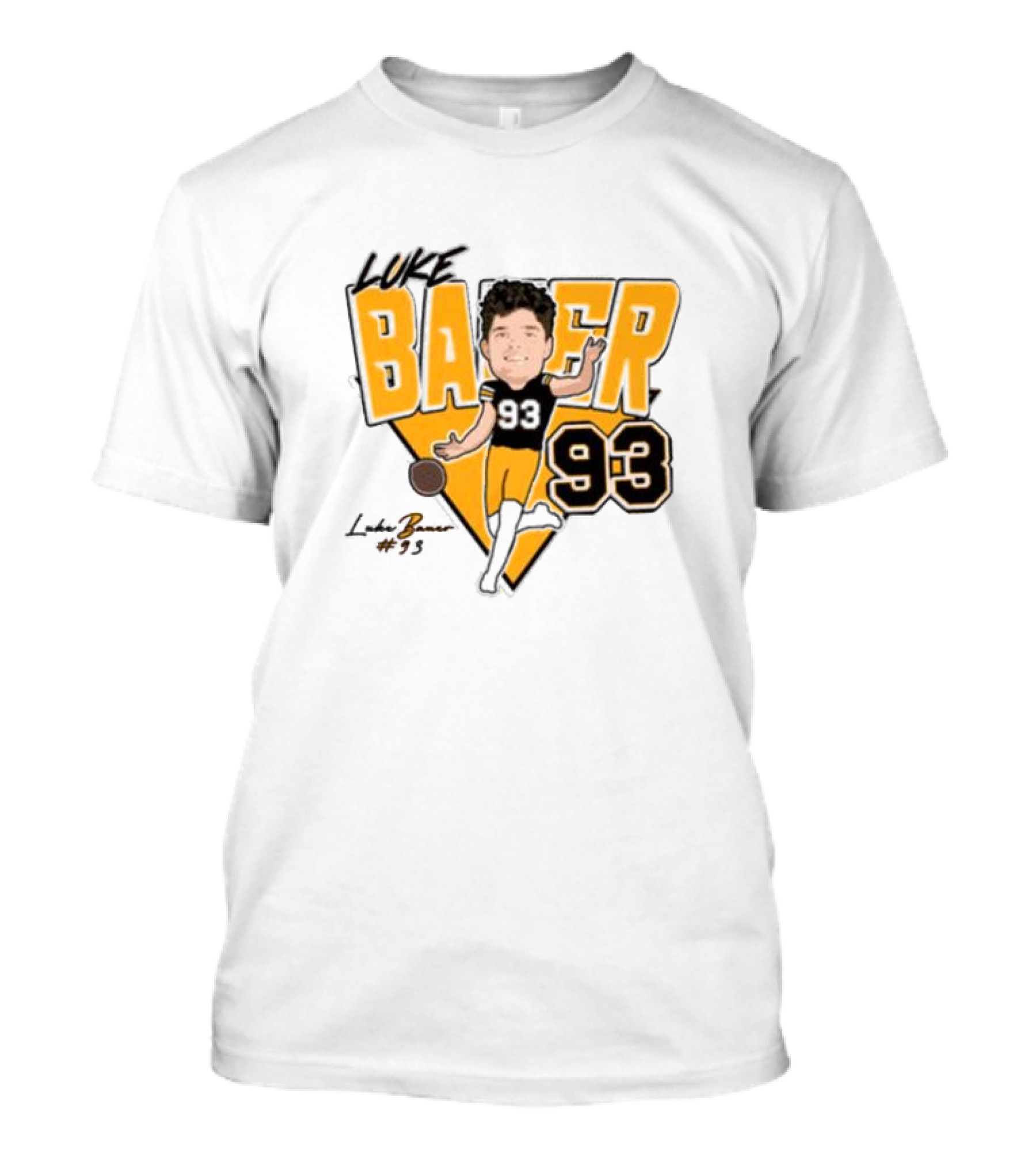 Luke Bauer 93 Missouri Punter T-Shirt