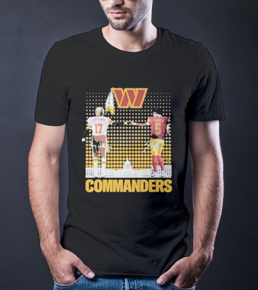 Williams Daniels Commanders Washington Football Legacy T-Shirt