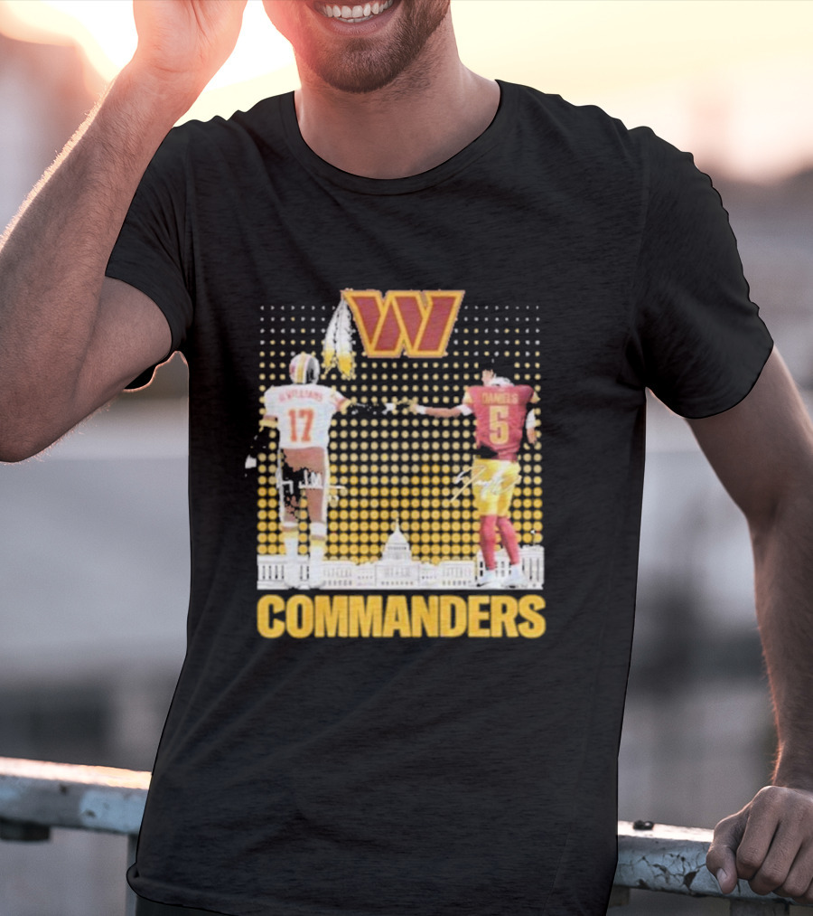 Williams Daniels Commanders Washington Football Legacy T-Shirt