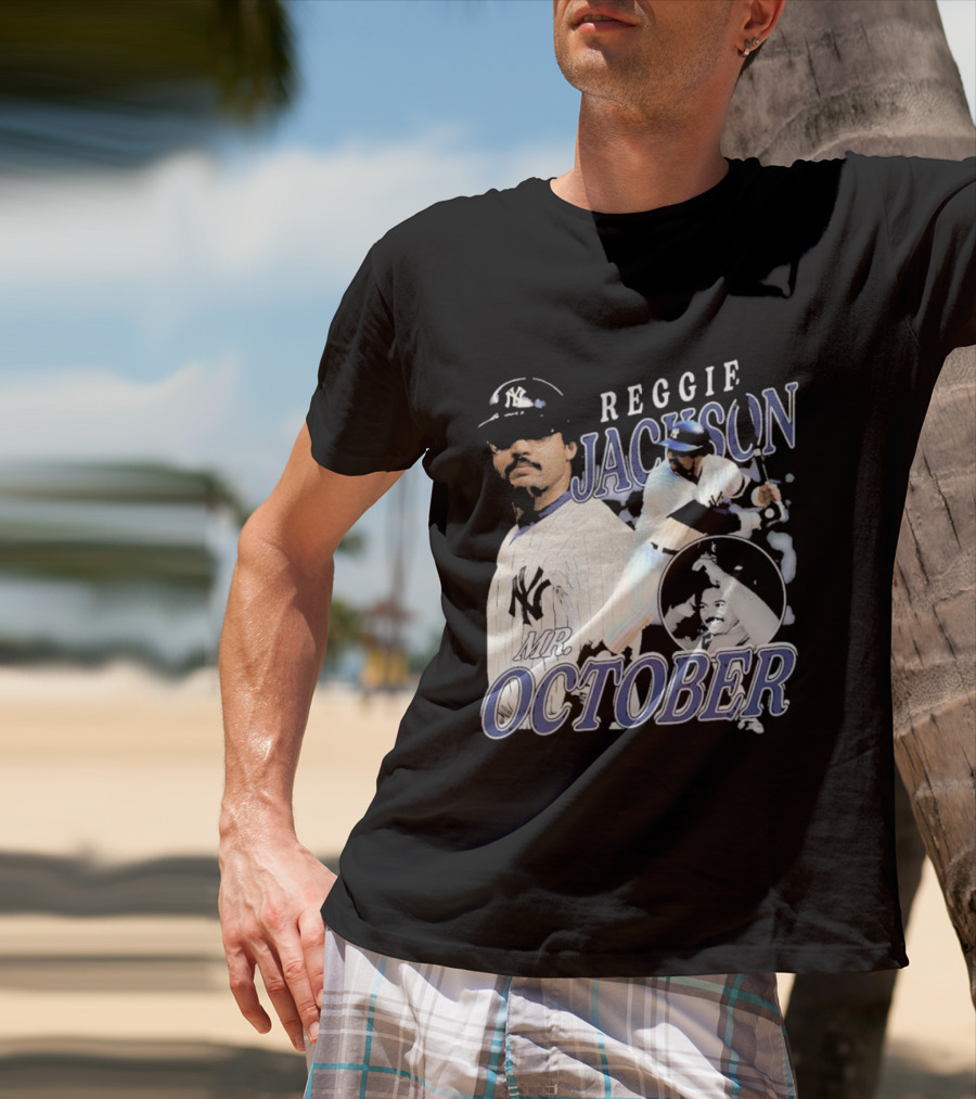 Reggie Jackson Mr October Yankees Legend T-Shirt