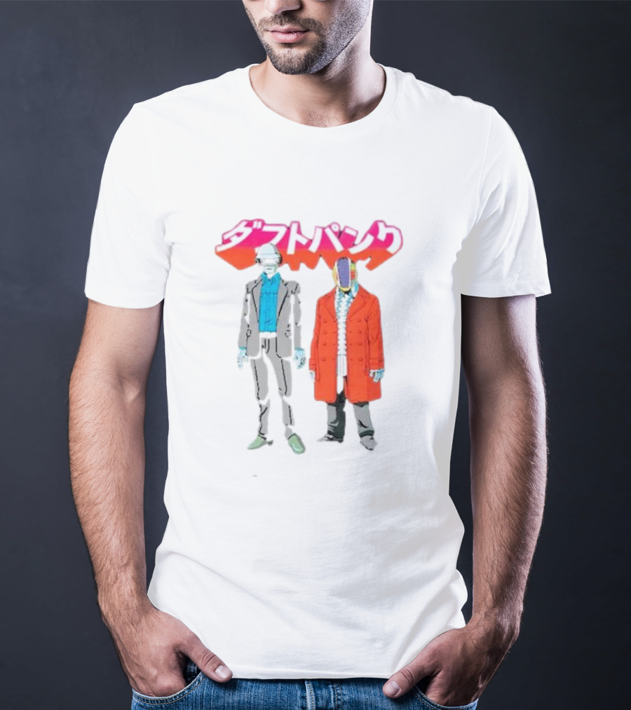 Daft Punk Anime Style Characters T-Shirt