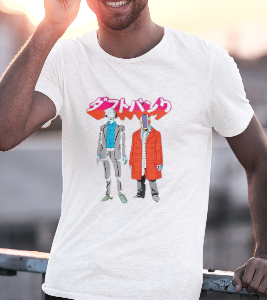 Daft Punk Anime Style Characters T-Shirt