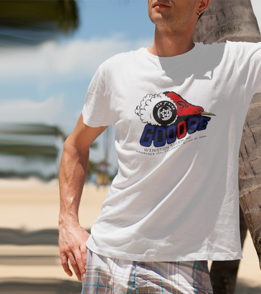 Goose Red Head Winston Salem NC Lawrence Joel Coliseum October 25 T-Shirt