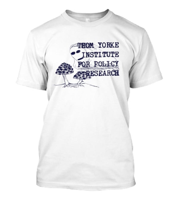 Thom Yorke Institute For Policy Research Mushroom Sketch T-Shirt