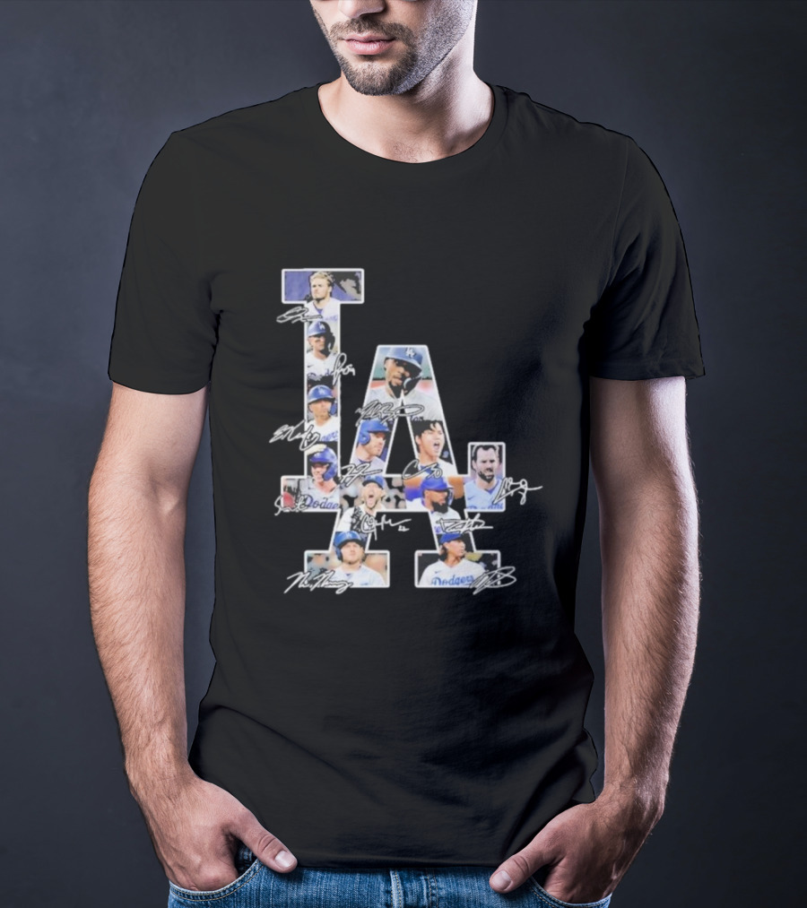 LA Dodgers Signature Collage T-Shirt