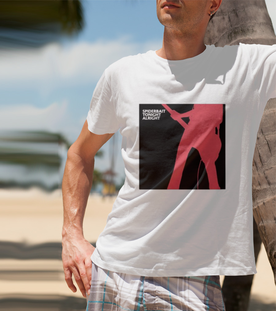 Spiderbait Tonight Alright Red Guitar T-Shirt