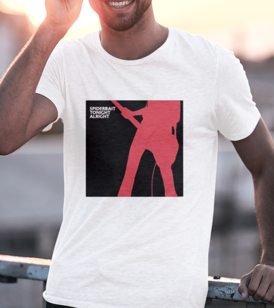 Spiderbait Tonight Alright Red Guitar T-Shirt