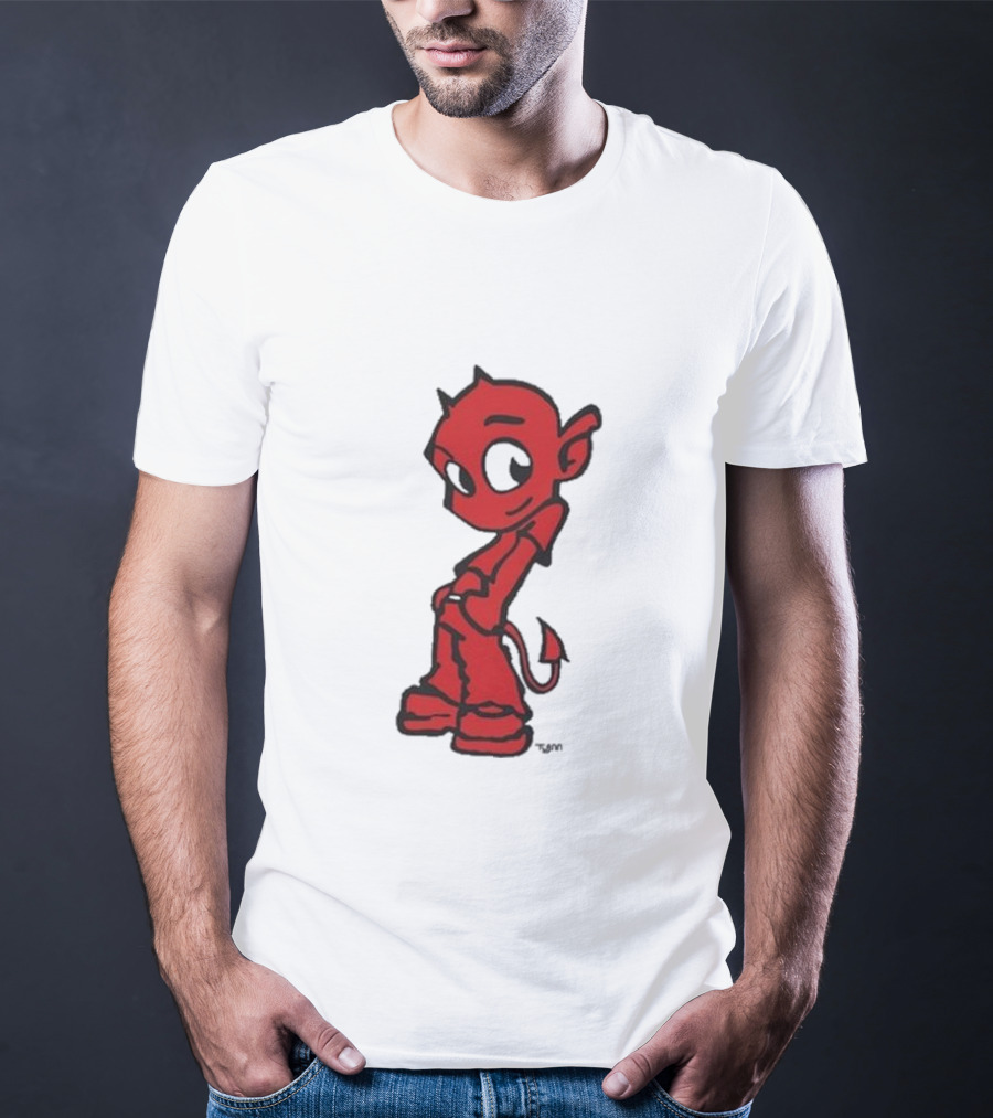 Toro Y Moi Tym Devil Red Cartoon Character T-Shirt