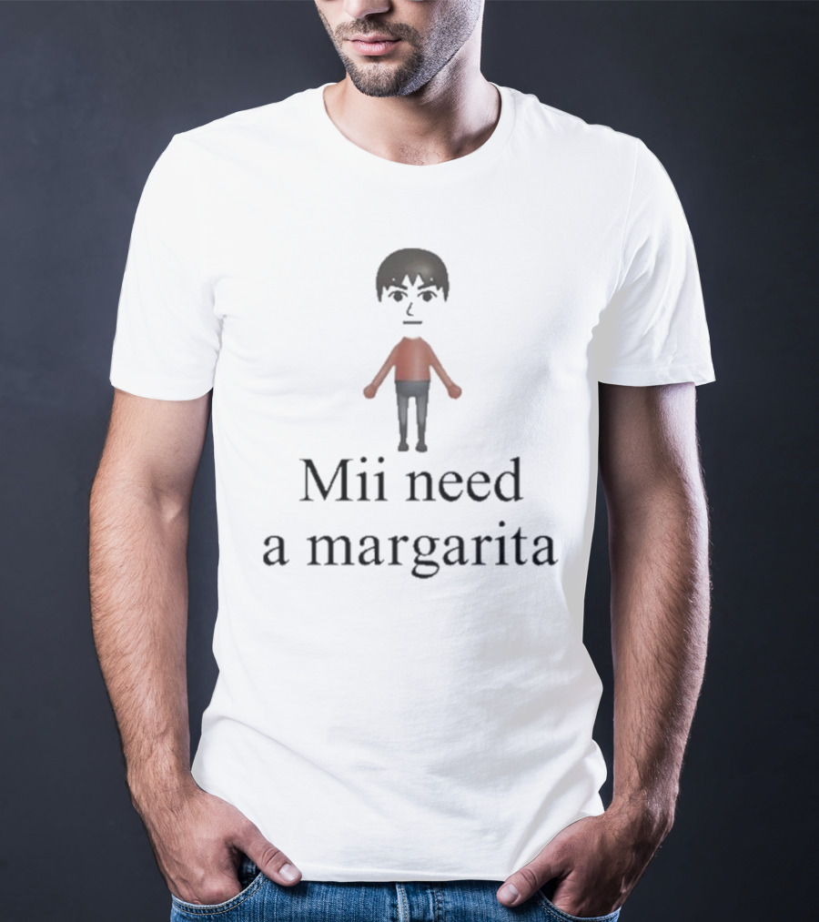 Unethical Threads Mii Character Craves A Margarita T-Shirt