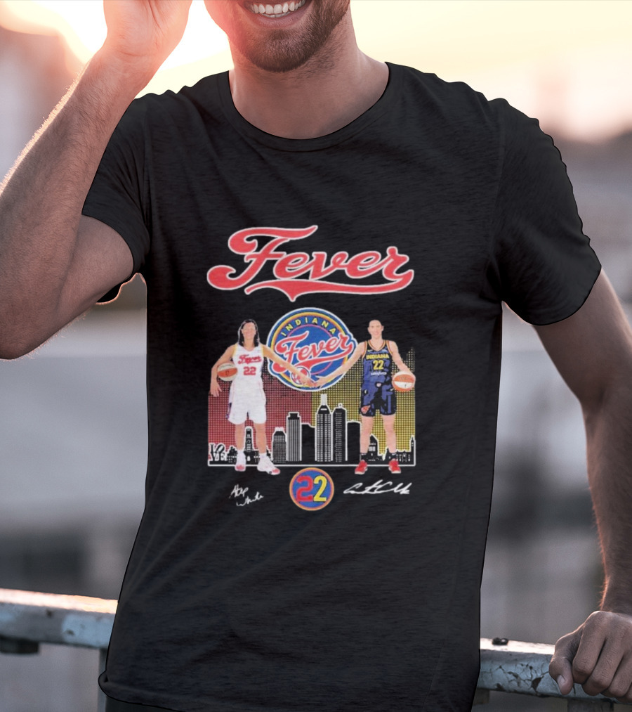 Indiana Fever Legends 22 Stephanie White Caitlin Clark T-Shirt