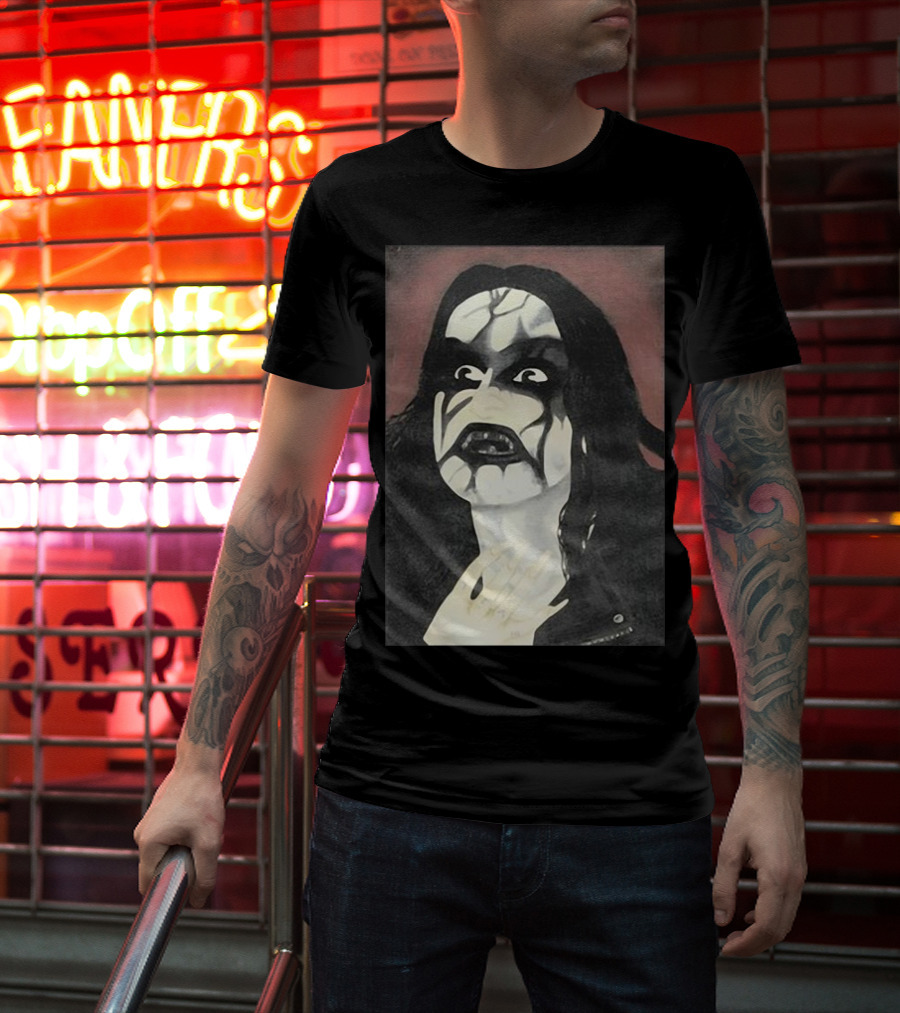 Vi Sonus Veris Nigrae Malitiaes Abruptum It Painting Black Metal Corpse Paint T-Shirt