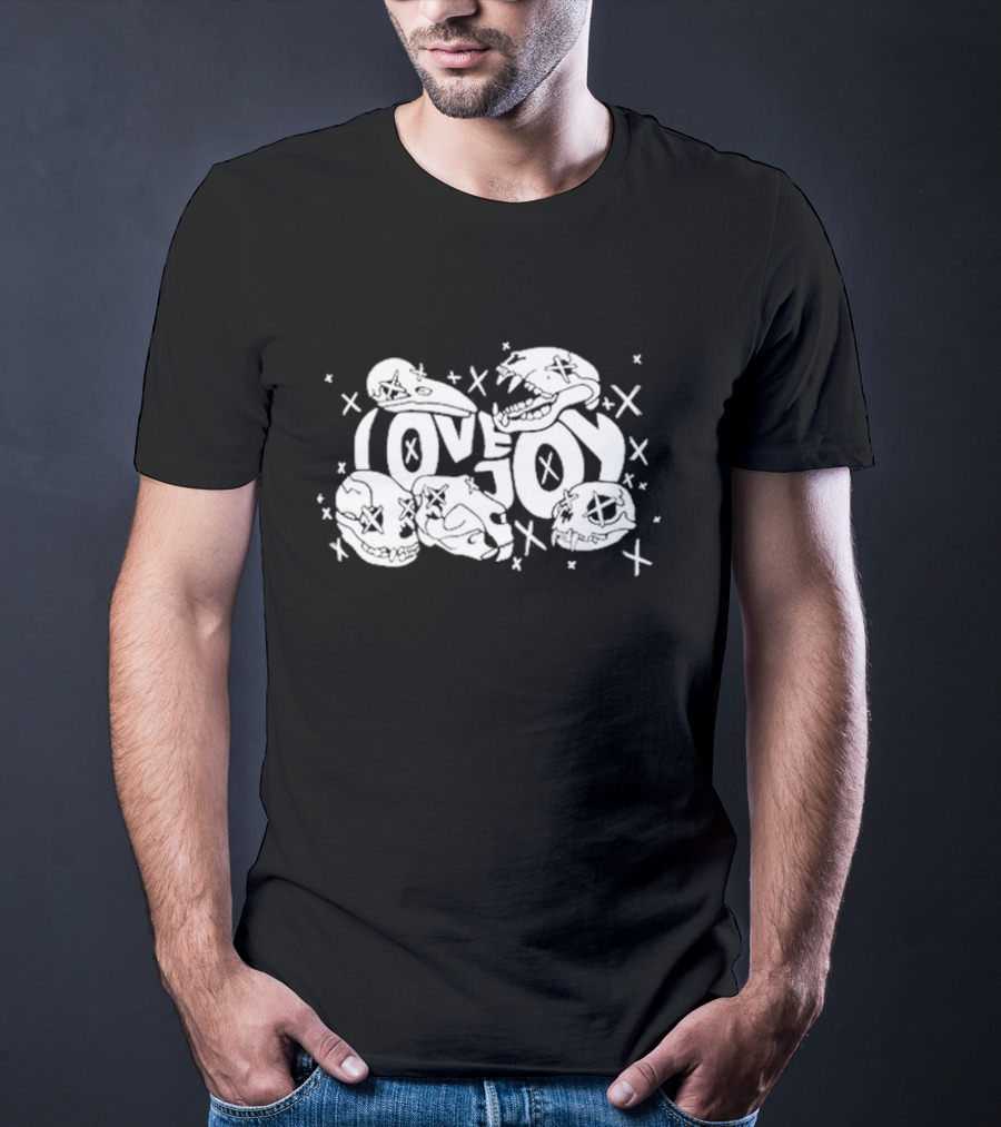 Lovejoy X X Skull Art With Crossed Out Eyes T-Shirt