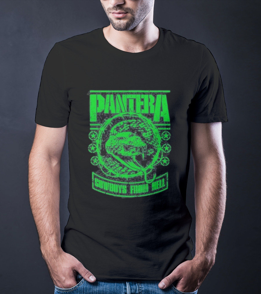 Pantera Snake Cowboys From Hell T-Shirt
