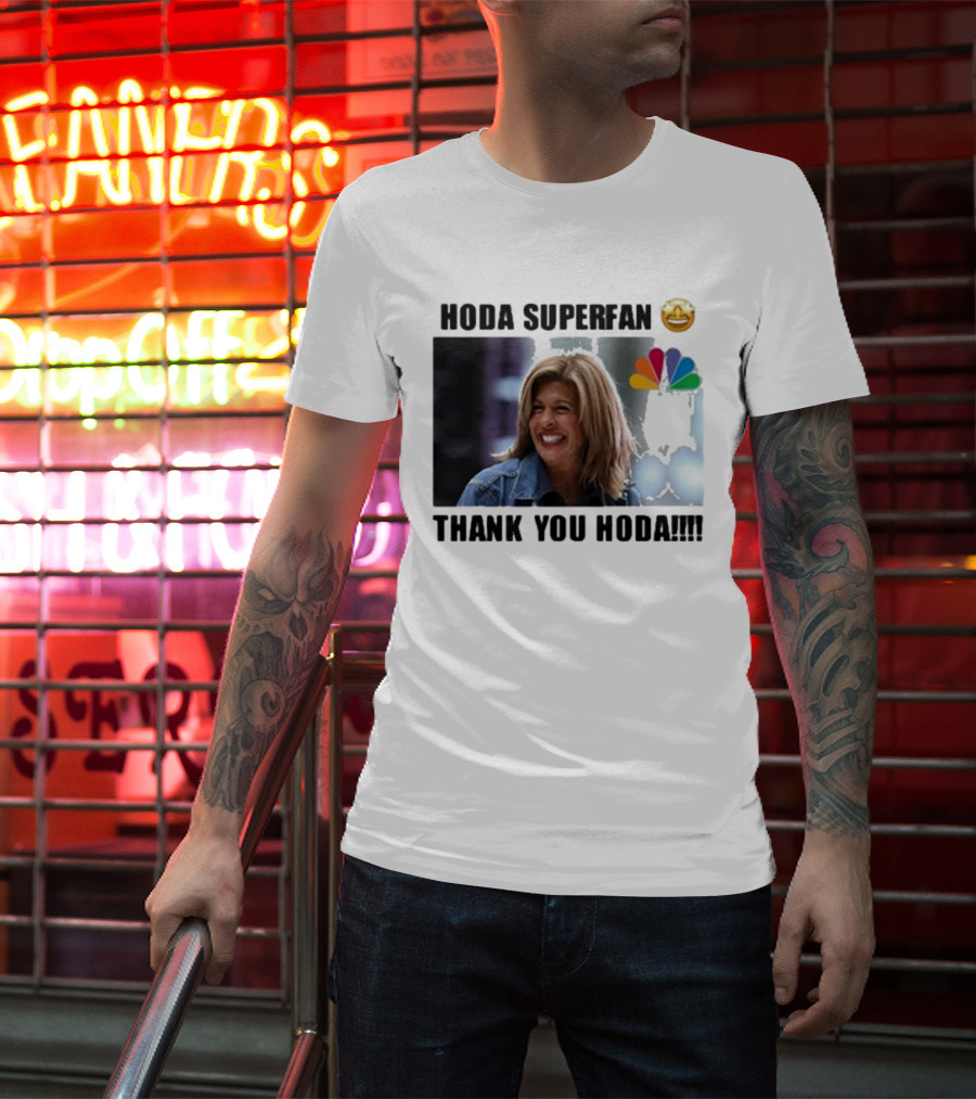 Hoda Superfan Thank You Hoda NBC Smiley Face T-Shirt