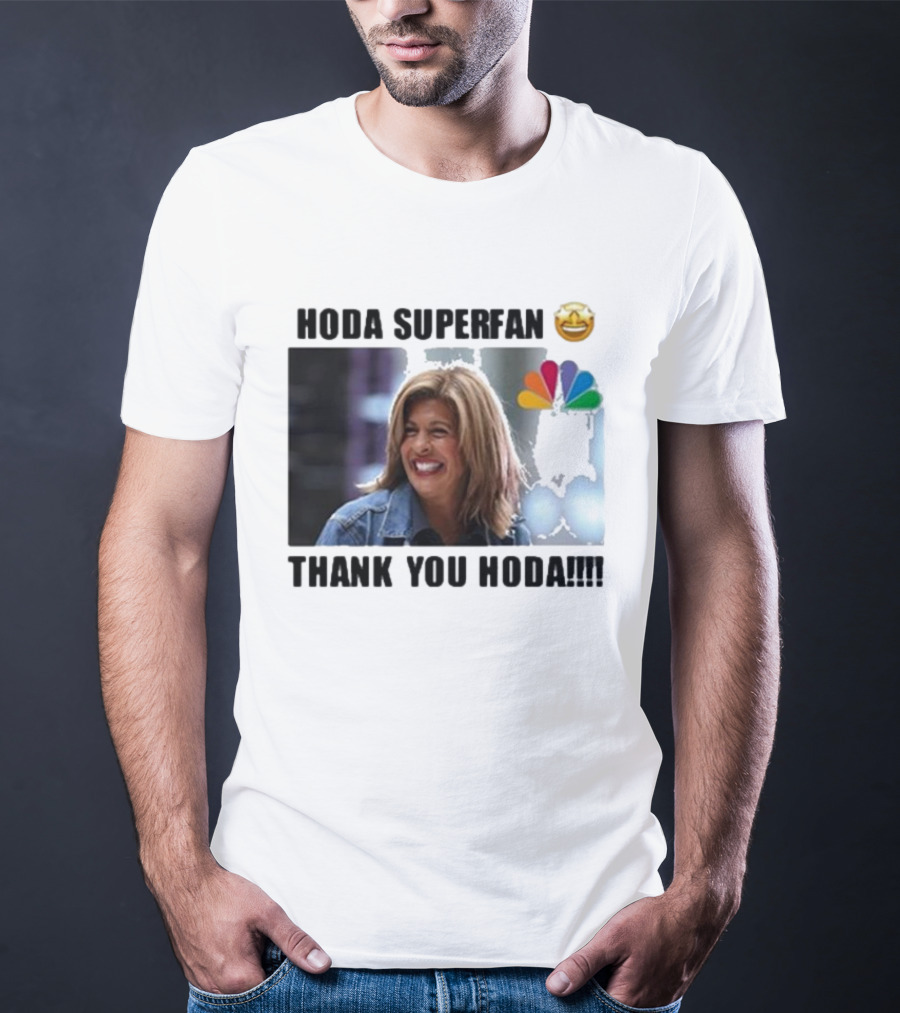 Hoda Superfan Thank You Hoda NBC Smiley Face T-Shirt