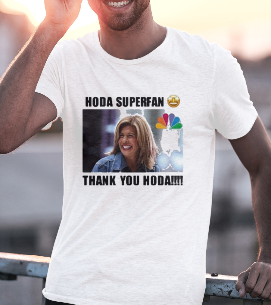 Hoda Superfan Thank You Hoda NBC Smiley Face T-Shirt