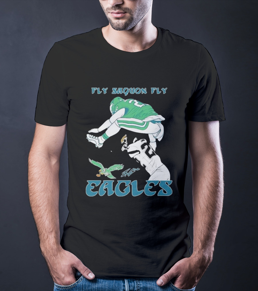 Fly Saquon Fly Eagles Philadelphia T-Shirt