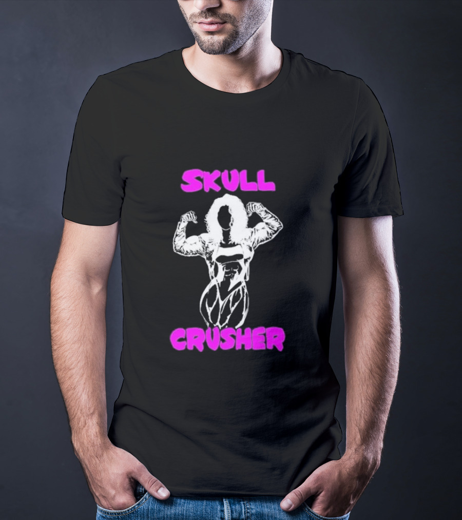 Skull Crusher Bodybuilder Flexing T-Shirt