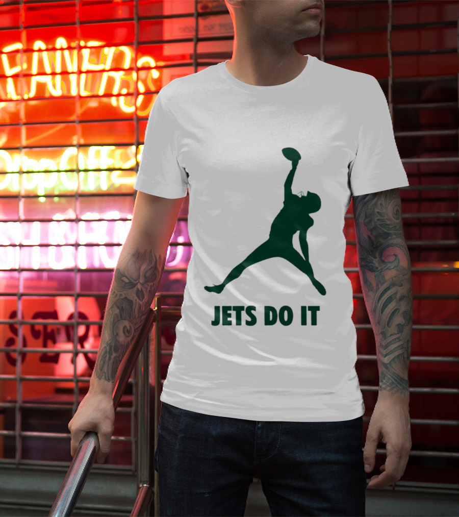 Garrett Wilson Jets Do It Air Catch T-Shirt