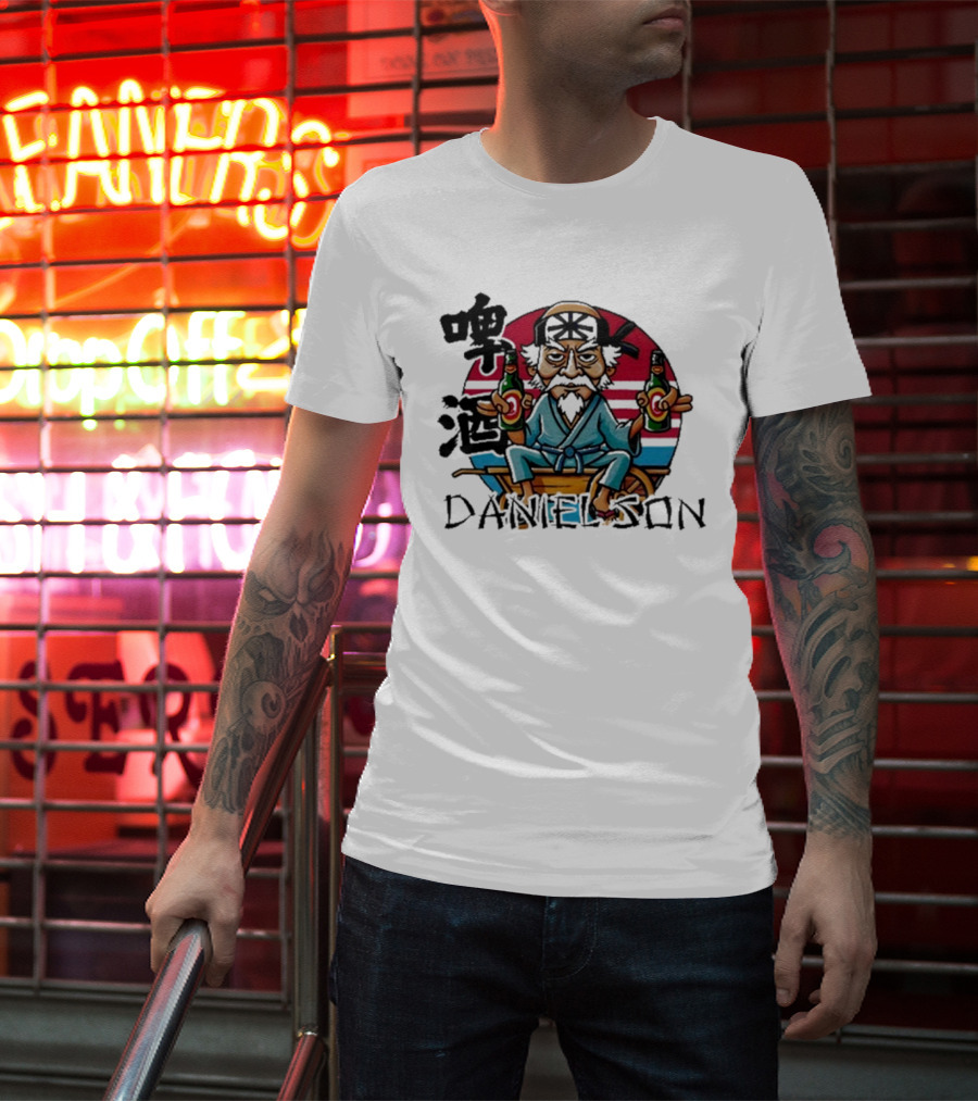 Mashtag Brady Daniel Son Parody Character Martial Arts Elder With Bottles T-Shirt