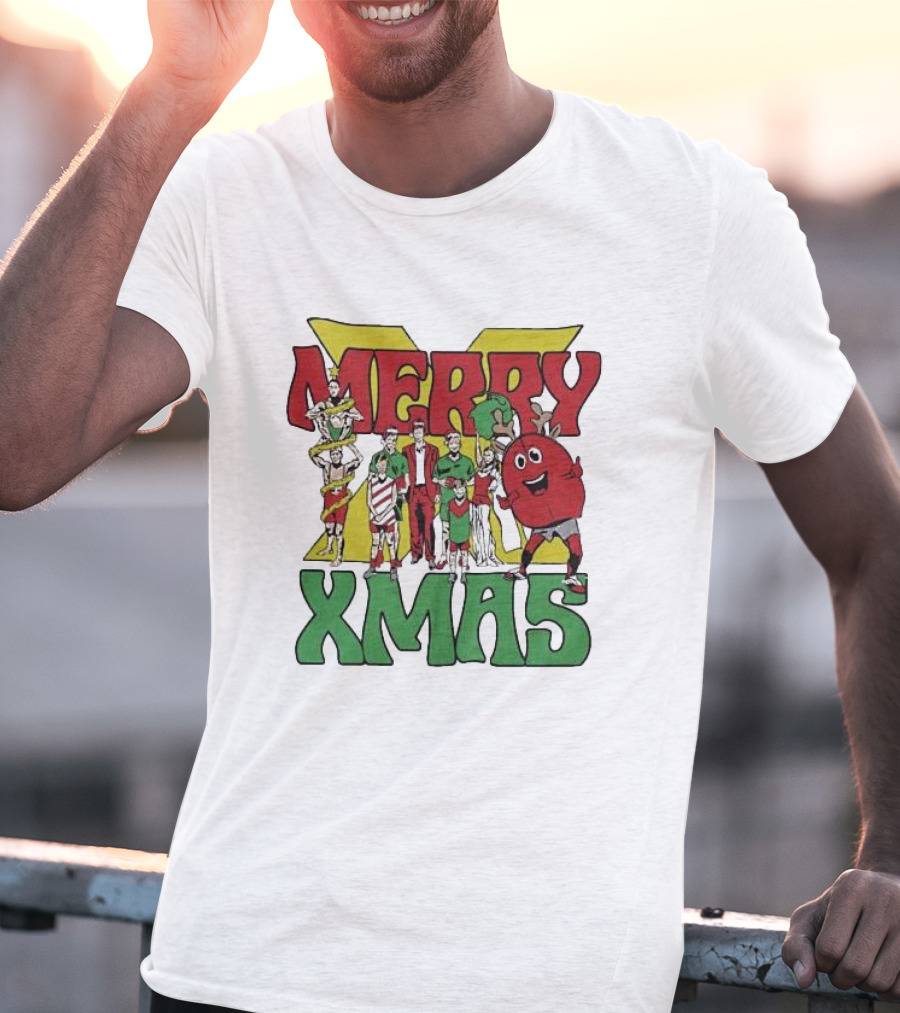 Merry Xmas X-Footy Christmas T-Shirt