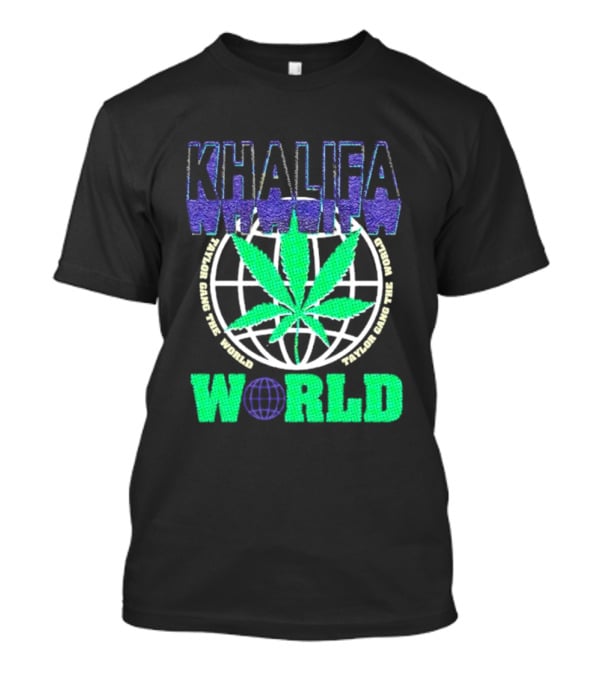 Khalifa Weed Taylor Gang The World T-Shirt