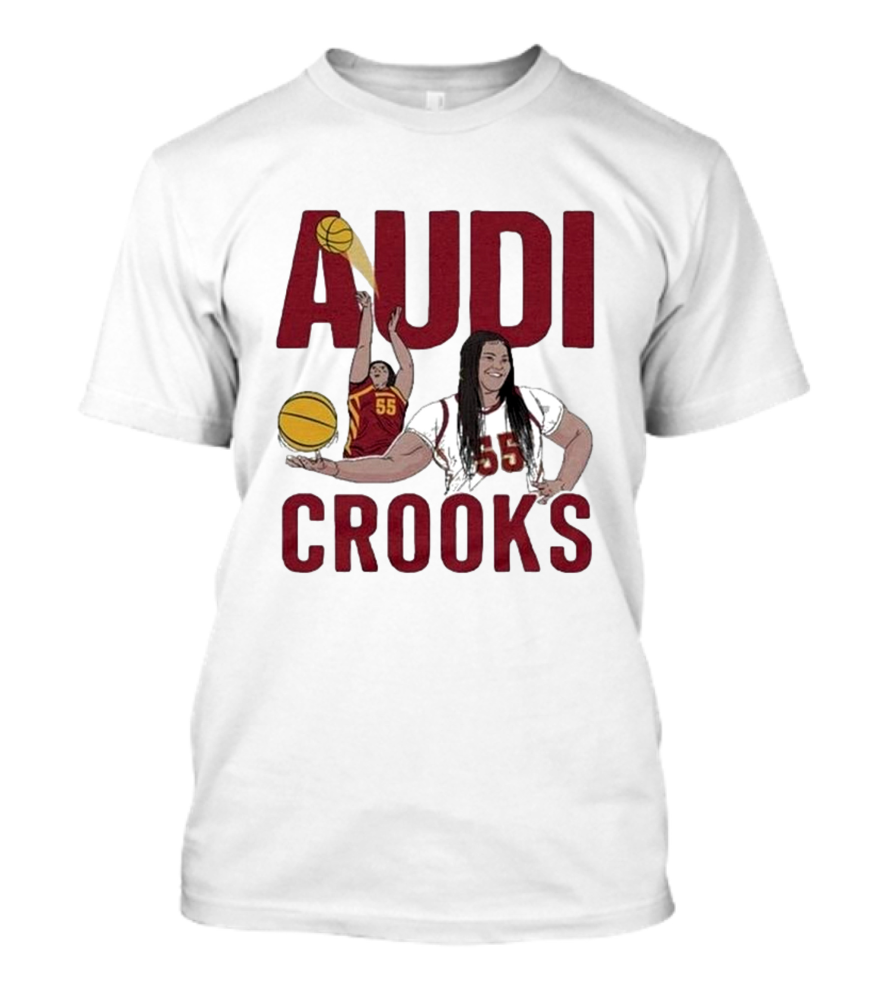 Audi Crooks Iowa State Cyclones Women’s Basketball Number 55 T-Shirt
