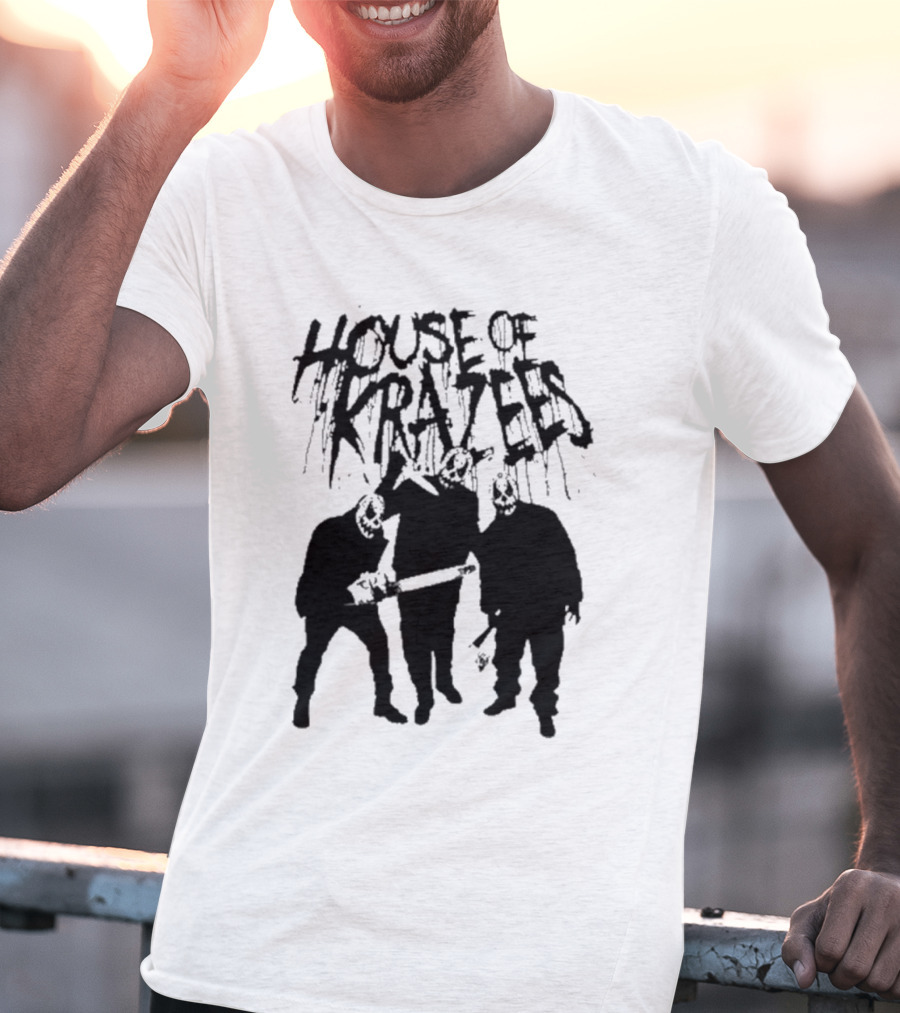 House Of Krazees MNE Stare Horror Mask Trio T-Shirt