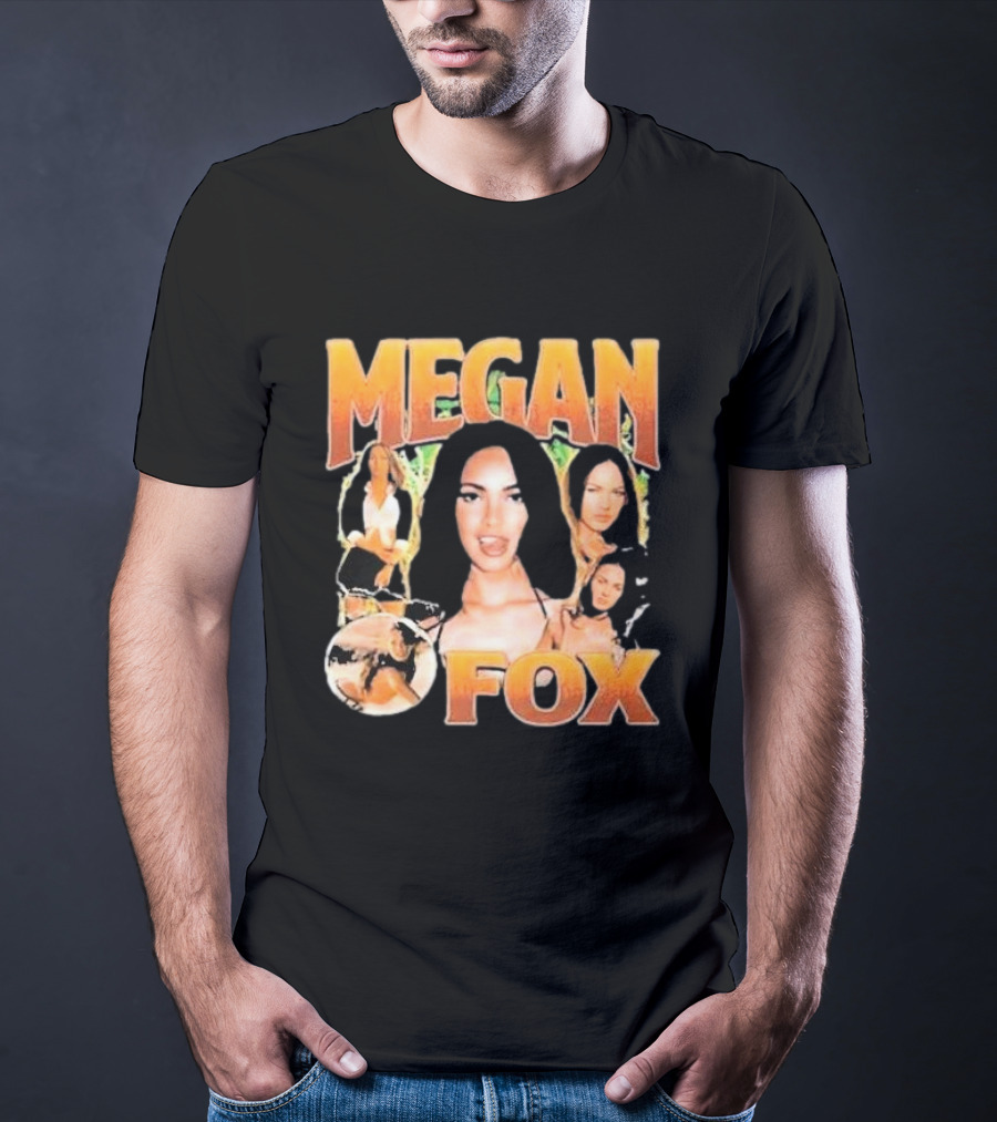 Megan Fox 90s Retro Collage T-Shirt