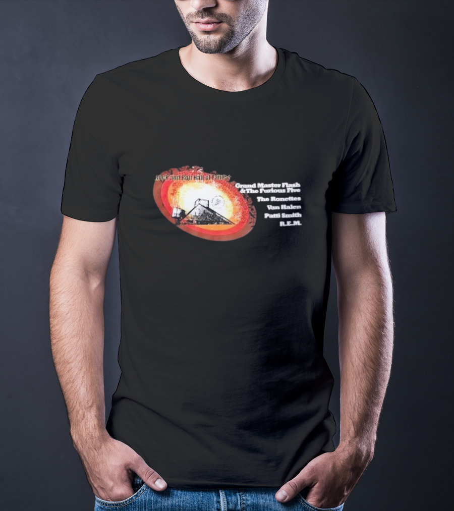 Rock And Roll Hall Of Fame Grand Master Flash The Furious Five The Ronettes Van Halen Patti Smith R.E.M T-Shirt