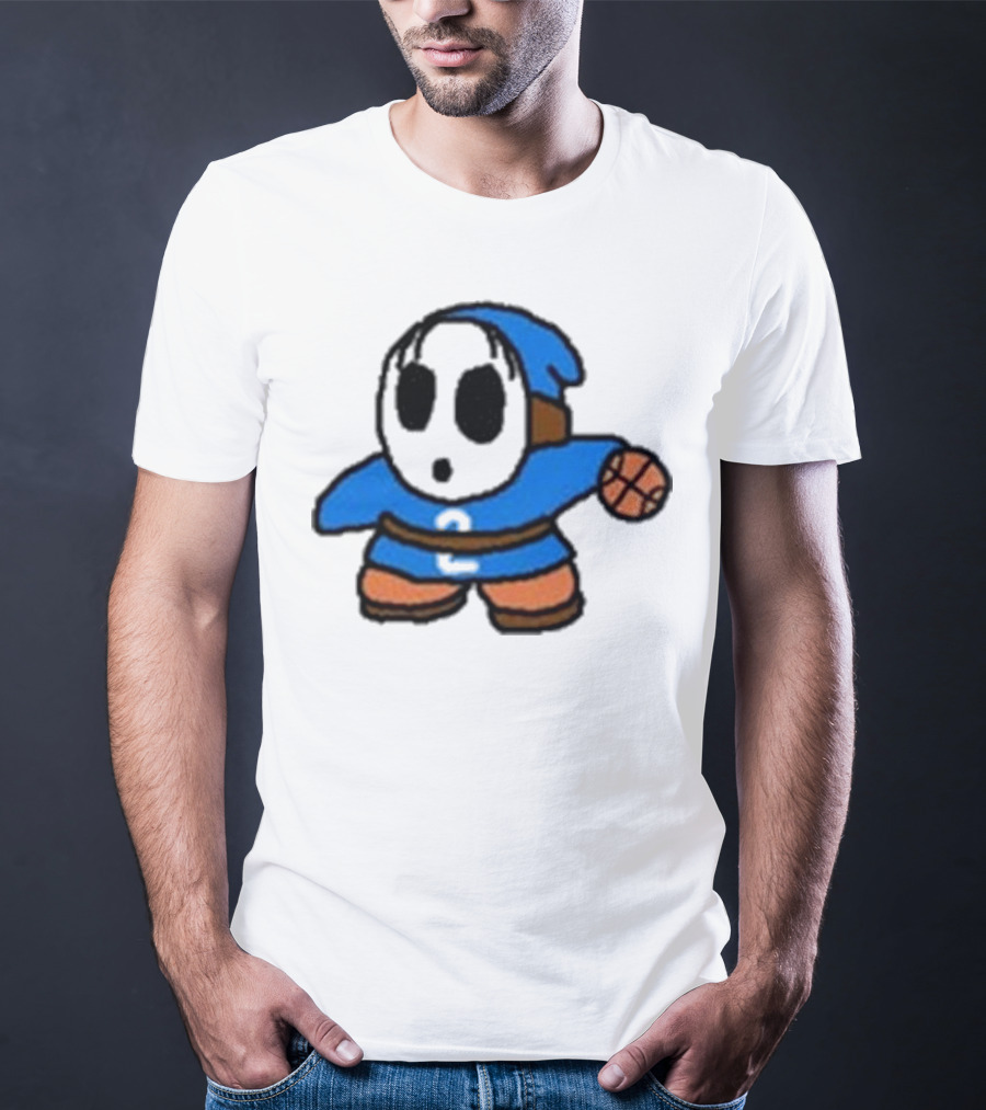 Shy Gilgeous Alexander Basketball Shy Guy Blue 2 T-Shirt