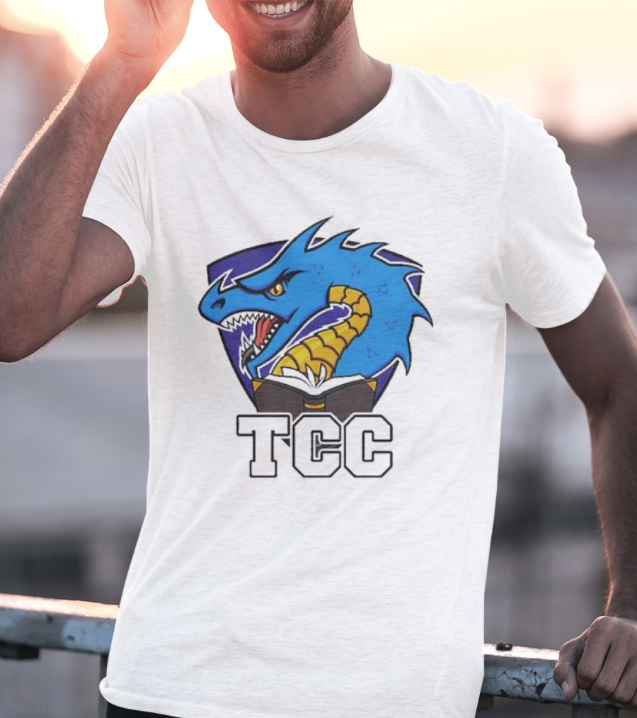 Tolarian Community College Sportsball Dragon Emblem TCC T-Shirt