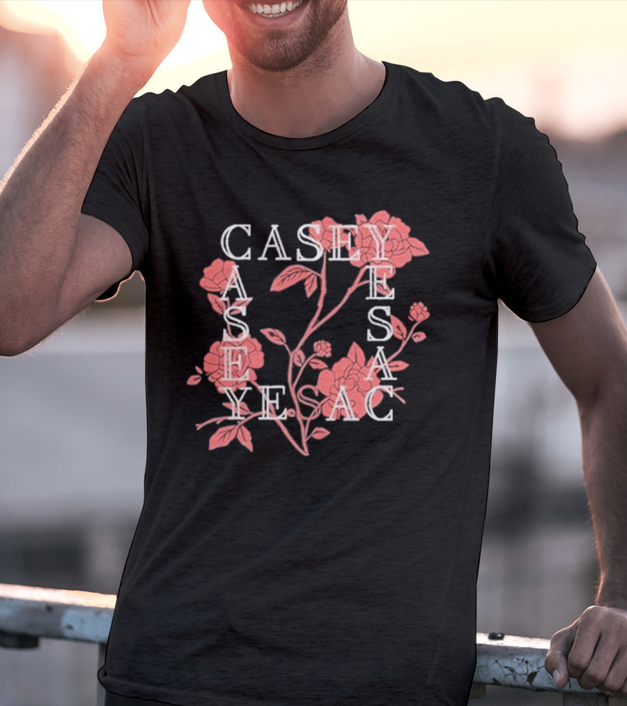 Casey The Band Where I Go When I Am Sleeping Floral Roses T-Shirt