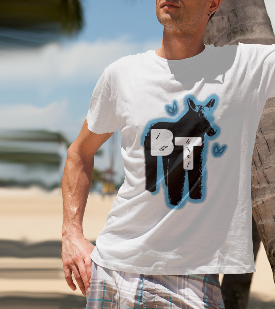 Big Thief BT Creature With Hearts T-Shirt