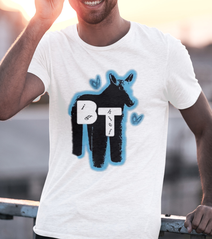 Big Thief BT Creature With Hearts T-Shirt