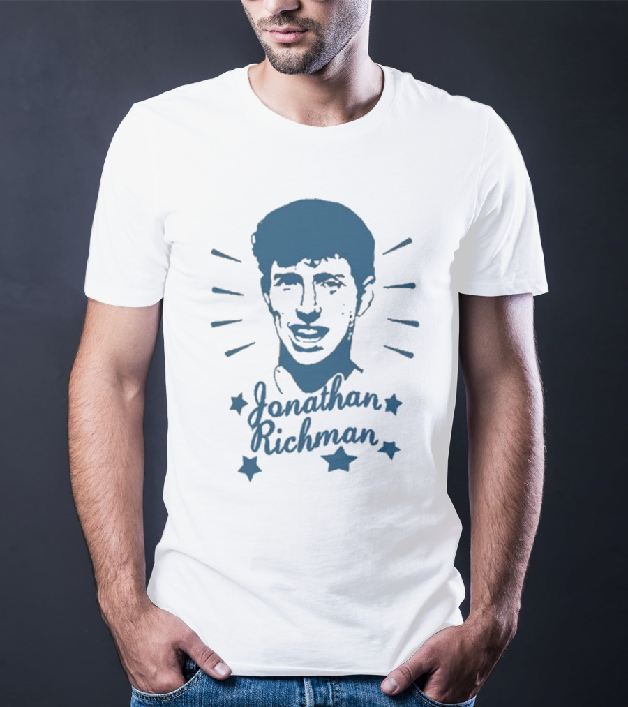 Jonathan Richman Surrounded By Stars And Radiating Light T-Shirt