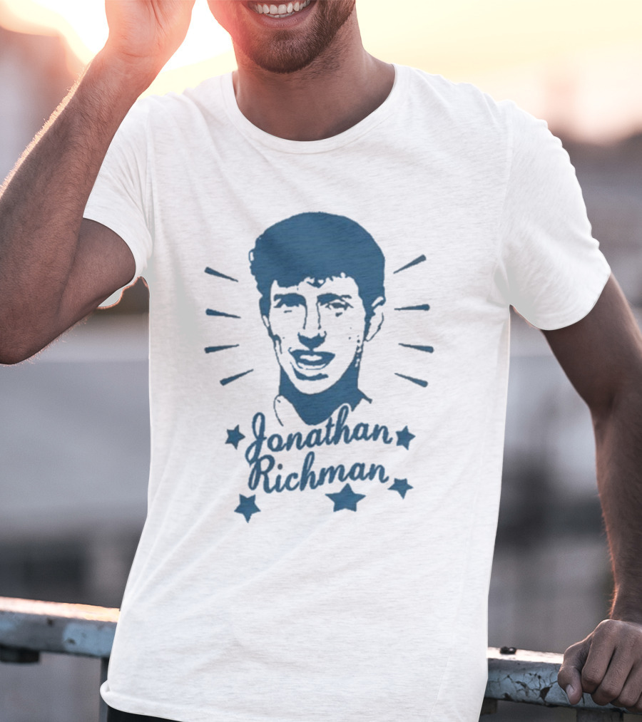 Jonathan Richman Surrounded By Stars And Radiating Light T-Shirt