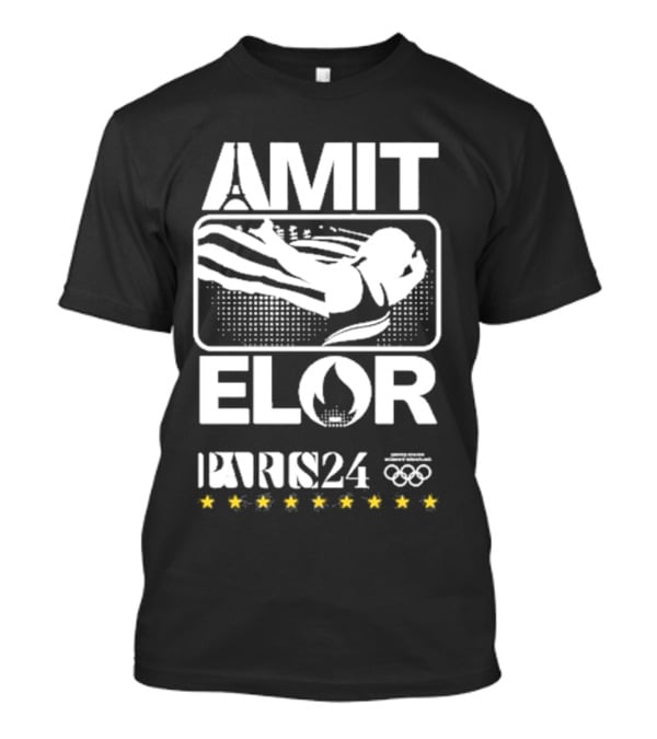 AMIT ELOR PARIS 24 OLYMPICS SWIMMING ICONS T-Shirt