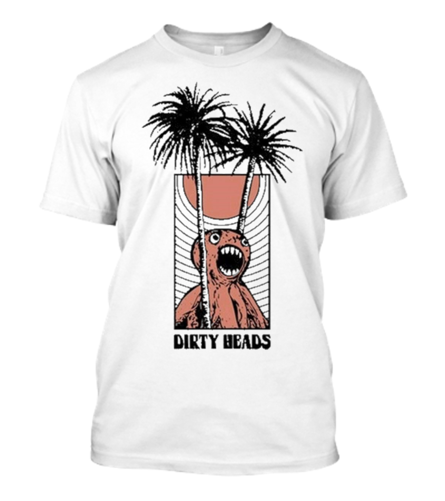 Dirty Heads Sun Scream Creature Palm Trees Holiday T-Shirt