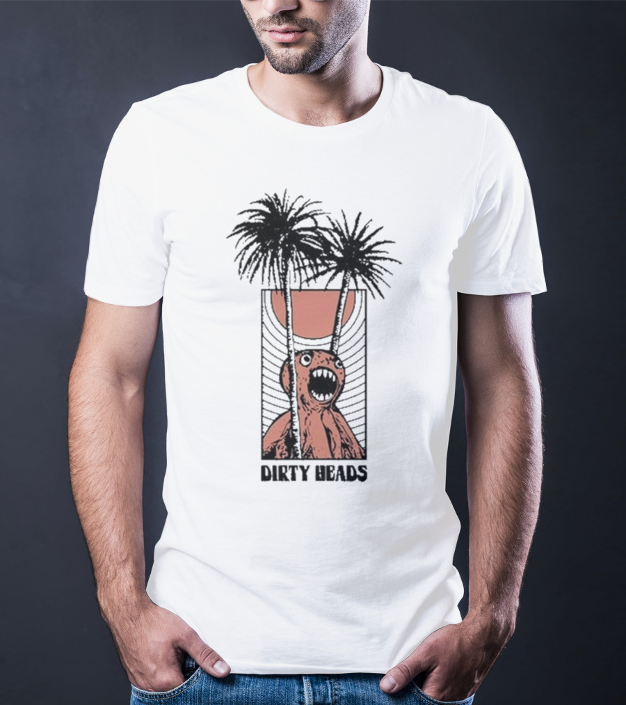 Dirty Heads Sun Scream Creature Palm Trees Holiday T-Shirt