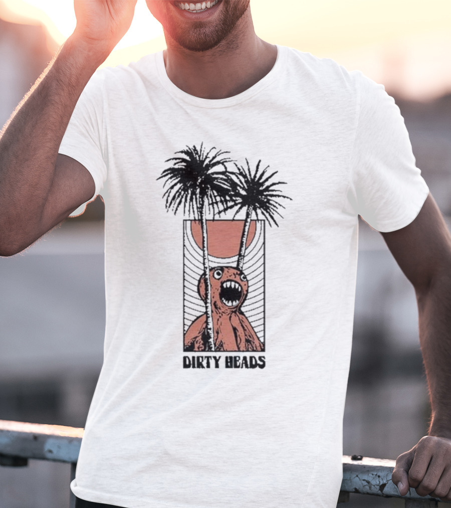 Dirty Heads Sun Scream Creature Palm Trees Holiday T-Shirt